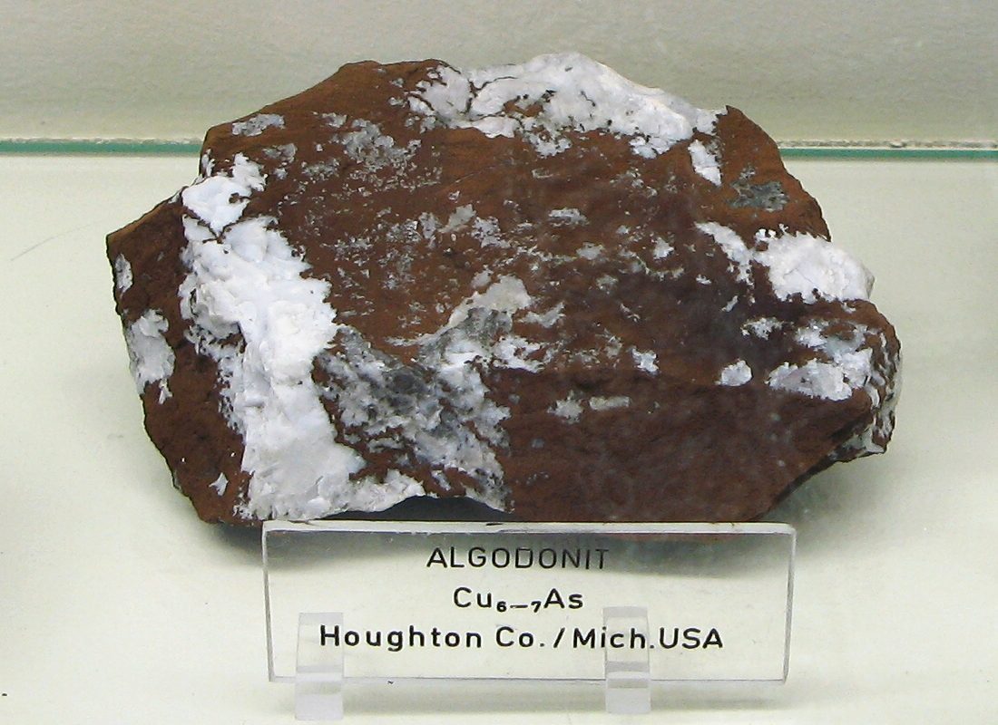 Algodonite specimen - rock identification