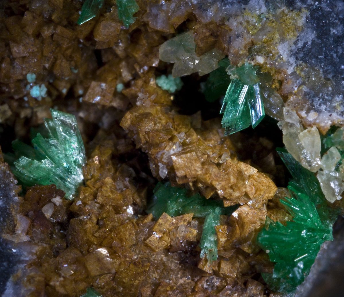 Annabergite specimen - rock identification