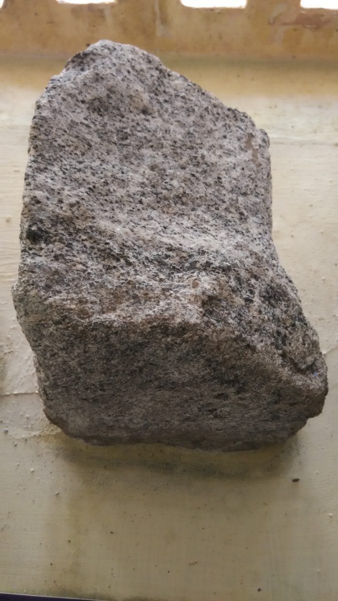 Anorthosite specimen - rock identification