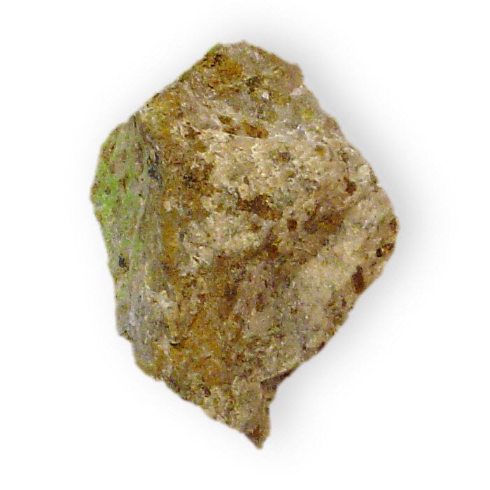 Arthurite specimen - rock identification