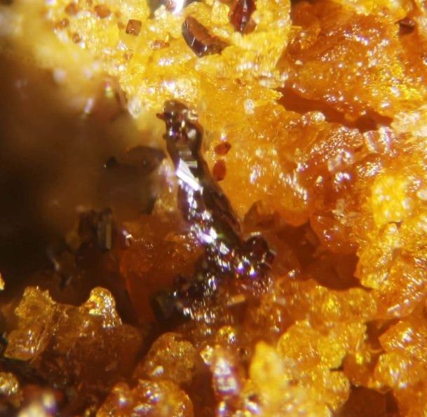 Esseneite specimen - rock identification