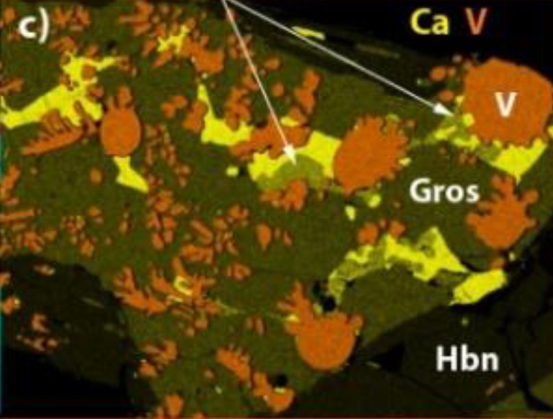 Grossite specimen - rock identification
