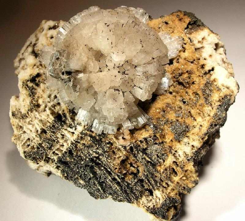 Leifite specimen - rock identification