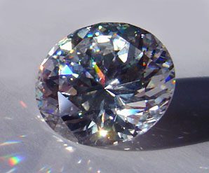 Cubic Zirconia specimen - rock identification