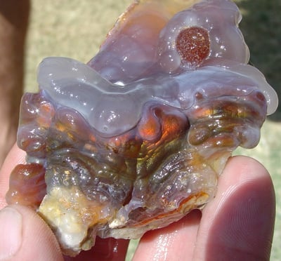 Fire Agate - Chalcedony